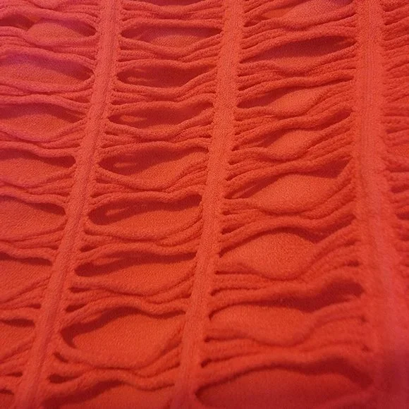 NWT Sz M/L Women's Bebe pink space knit lined square neck mesh stretch Crop top - Picture 2 of 5